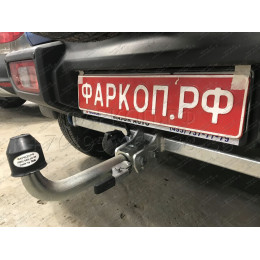 S137C GALIA Полностью оцинкованный фаркоп на Suzuki Jimny 2018-. Тип шара: C (горизонтальный съемный). Установка без выреза бампера. Нагрузки: 1400/75 кг, масс