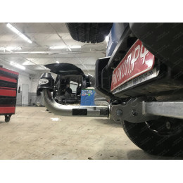 S137C GALIA Полностью оцинкованный фаркоп на Suzuki Jimny 2018-. Тип шара: C (горизонтальный съемный). Установка без выреза бампера. Нагрузки: 1400/75 кг, масс
