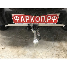 S137C GALIA Полностью оцинкованный фаркоп на Suzuki Jimny 2018-. Тип шара: C (горизонтальный съемный). Установка без выреза бампера. Нагрузки: 1400/75 кг, масс