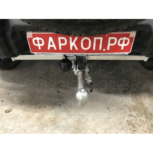 S137C GALIA Полностью оцинкованный фаркоп на Suzuki Jimny 2018-. Тип шара: C (горизонтальный съемный). Установка без выреза бампера. Нагрузки: 1400/75 кг, масса фаркопа 14,87 кг