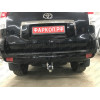 T065A GALIA Полностью оцинкованный фаркоп на Toyota Land Cruiser Prado J120 2003-2009, J150 2009-2023, Lexus GX 470 2003-2009, GX 460 2009-2023. Тип шара: A. Невидимый вырез бампера. Нагрузки: 3000/120 кг, масса фаркопа 5,62 кг