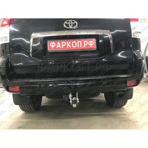 T065A GALIA Полностью оцинкованный фаркоп на Toyota Land Cruiser Prado J120 2003-2009, J150 2009-2023, Lexus GX 470 2003-2009, GX 460 2009-2023. Тип шара: A. Невидимый вырез бампера. Нагрузки: 3000/120 кг, масса фаркопа 5,62 кг