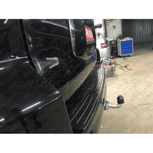 T065A GALIA Полностью оцинкованный фаркоп на Toyota Land Cruiser Prado J120 2003-2009, J150 2009-2023, Lexus GX 470 2003-2009, GX 460 2009-2023. Тип шара: A. Невидимый вырез бампера. Нагрузки: 3000/120 кг, масса фаркопа 5,62 кг