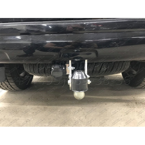 T065A GALIA Полностью оцинкованный фаркоп на Toyota Land Cruiser Prado J120 2003-2009, J150 2009-2023, Lexus GX 470 2003-2009, GX 460 2009-2023. Тип шара: A. Невидимый вырез бампера. Нагрузки: 3000/120 кг, масса фаркопа 5,62 кг