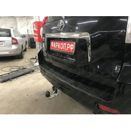 T065A GALIA Полностью оцинкованный фаркоп на Toyota Land Cruiser Prado J120 2003-2009, J150 2009-2023, Lexus GX 470 2003-2009, GX 460 2009-2023. Тип шара: A. Невидимый вырез бампера. Нагрузк