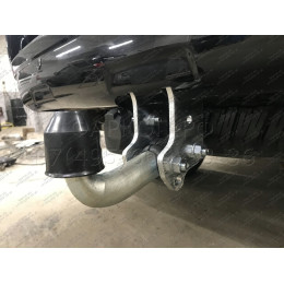 T065A GALIA Полностью оцинкованный фаркоп на Toyota Land Cruiser Prado J120 2003-2009, J150 2009-2023, Lexus GX 470 2003-2009, GX 460 2009-2023. Тип шара: A. Невидимый вырез бампера. Нагрузк