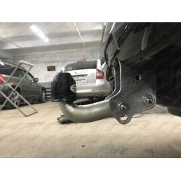 T065A GALIA Полностью оцинкованный фаркоп на Toyota Land Cruiser Prado J120 2003-2009, J150 2009-2023, Lexus GX 470 2003-2009, GX 460 2009-2023. Тип шара: A. Невидимый вырез бампера. Нагрузк