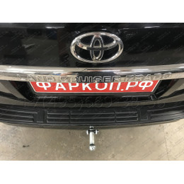 T065A GALIA Полностью оцинкованный фаркоп на Toyota Land Cruiser Prado J120 2003-2009, J150 2009-2023, Lexus GX 470 2003-2009, GX 460 2009-2023. Тип шара: A. Невидимый вырез бампера. Нагрузк