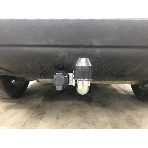 V070A GALIA Полностью оцинкованный фаркоп на Volvo XC60 2008-2017. Тип шара: A. Невидимый вырез бампера. Нагрузки: 2100/90 кг, масса фаркопа 15,22 кг