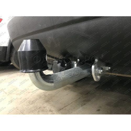 V070A GALIA Полностью оцинкованный фаркоп на Volvo XC60 2008-2017. Тип шара: A. Невидимый вырез бампера. Нагрузки: 2100/90 кг, масса фаркопа 15,22 кг