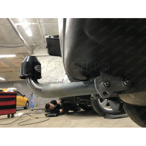 V070A GALIA Полностью оцинкованный фаркоп на Volvo XC60 2008-2017. Тип шара: A. Невидимый вырез бампера. Нагрузки: 2100/90 кг, масса фаркопа 15,22 кг
