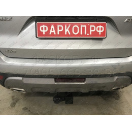 GEA-18-991122.00 PT GROUP Фаркоп на Geely Atlas 2018-2021 без подрезки бампера. Тип шара: E (легкосъемный шар под квадрат). Нагрузки: 1500/75 кг, масса фаркопа 18,7 кг (бе