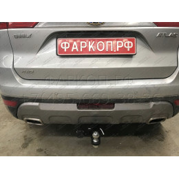 GEA-18-991122.00 PT GROUP Фаркоп на Geely Atlas 2018-2021 без подрезки бампера. Тип шара: E (легкосъемный шар под квадрат). Нагрузки: 1500/75 кг, масса фаркопа 18,7 кг (бе