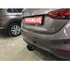 H228-A Лидер-плюс ТСУ для Hyundai Solaris 2 седан 2017-2022, Kia Rio 4 седан 2017-2020 без снятия и выреза бампера. Нагрузки: 1200/75 кг, масса фаркопа 14,1 кг (без электрики в комплекте)