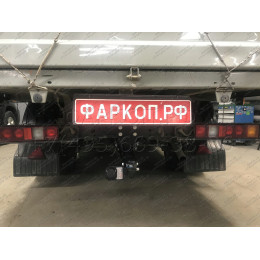 5608-A ORIS Фаркоп на Газель 3302 борт, 33023 (фермер с двойной кабиной), не подходит для удлиненной базы 1997-, Газель NEXT бортовая (стандартная база) 2013-20