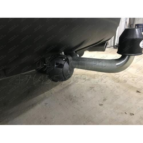 V070A GALIA Полностью оцинкованный фаркоп на Volvo XC60 2008-2017. Тип шара: A. Невидимый вырез бампера. Нагрузки: 2100/90 кг, масса фаркопа 15,22 кг