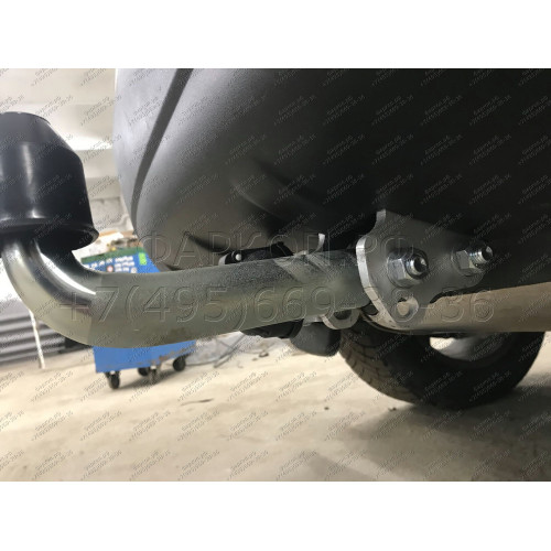 V070A GALIA Полностью оцинкованный фаркоп на Volvo XC60 2008-2017. Тип шара: A. Невидимый вырез бампера. Нагрузки: 2100/90 кг, масса фаркопа 15,22 кг