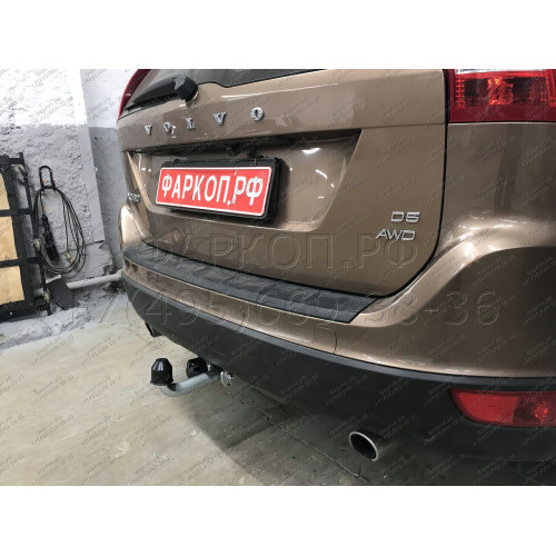 V070A GALIA Полностью оцинкованный фаркоп на Volvo XC60 2008-2017. Тип шара: A. Невидимый вырез бампера. Нагрузки: 2100/90 кг, масса фаркопа 15,22 кг