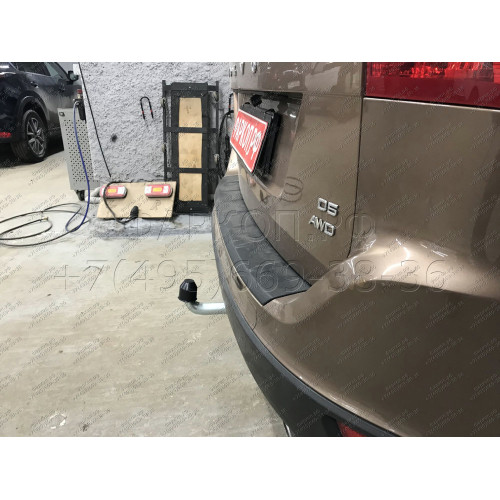 V070A GALIA Полностью оцинкованный фаркоп на Volvo XC60 2008-2017. Тип шара: A. Невидимый вырез бампера. Нагрузки: 2100/90 кг, масса фаркопа 15,22 кг
