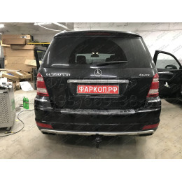 M-143 STEINHOF Фаркоп на Mercedes GL-Class x166 2012-2016, Mercedes GLS-Class x166 2016-2019, Mercedes GL-Class x164 2006-2012 без подрезки бампера. Тип шара: AV (вертикальное быстросъемное кре