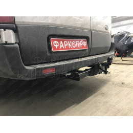 3984-F ORIS Фаркоп на Ford Transit 2014-, в т.ч. для удлиненной базы. Без выреза в бампере. Тип шара: F. Нагрузки: 2500/120 кг, масса фаркопа 34,2 кг (без электрики в