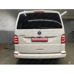 V064C GALIA Полностью оцинкованный фаркоп на Volkswagen Transporter / Caravelle / Multivan T5 2003-2015, T6 2015-2024, включая 4WD, включая модели с парктрониками. Тип шара: C (гори