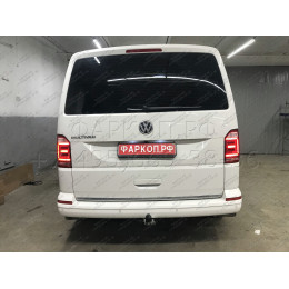 V064C GALIA Полностью оцинкованный фаркоп на Volkswagen Transporter / Caravelle / Multivan T5 2003-2015, T6 2015-2024, включая 4WD, включая модели с парктрониками. Тип шара: C (гори