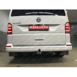 V064C GALIA Полностью оцинкованный фаркоп на Volkswagen Transporter / Caravelle / Multivan T5 2003-2015, T6 2015-2024, включая 4WD, включая модели с парктрониками. Тип шара: C (гори