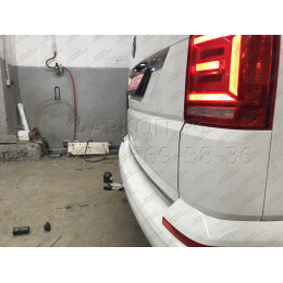 V064C GALIA Полностью оцинкованный фаркоп на Volkswagen Transporter / Caravelle / Multivan T5 2003-2015, T6 2015-2024, включая 4WD, включая модели с парктрониками. Тип шара: C (гори