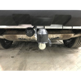 R050C GALIA Полностью оцинкованный фаркоп на Land Rover Range Rover III 2002-2013. Тип шара: C (горизонтальный съемный). Без выреза бампера. Нагрузки: 3500/150 кг, масс
