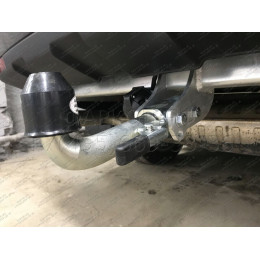R050C GALIA Полностью оцинкованный фаркоп на Land Rover Range Rover III 2002-2013. Тип шара: C (горизонтальный съемный). Без выреза бампера. Нагрузки: 3500/150 кг, масс