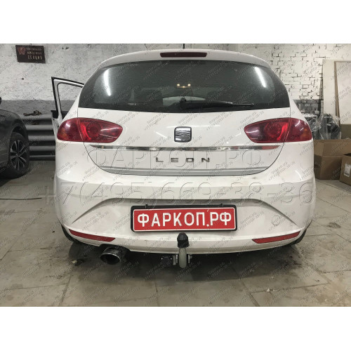S074A GALIA Полностью оцинкованный фаркоп на SEAT Altea 2004-2015, SEAT Leon 2005-2013. Тип шара: A. Подрезка бампера. Нагрузки: 1600/75 кг, масса фаркопа 17,01 кг