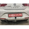 S074A GALIA Полностью оцинкованный фаркоп на SEAT Altea 2004-2015, SEAT Leon 2005-2013. Тип шара: A. Подрезка бампера. Нагрузки: 1600/75 кг, масса фаркопа 17,01 кг