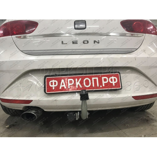 S074A GALIA Полностью оцинкованный фаркоп на SEAT Altea 2004-2015, SEAT Leon 2005-2013. Тип шара: A. Подрезка бампера. Нагрузки: 1600/75 кг, масса фаркопа 17,01 кг