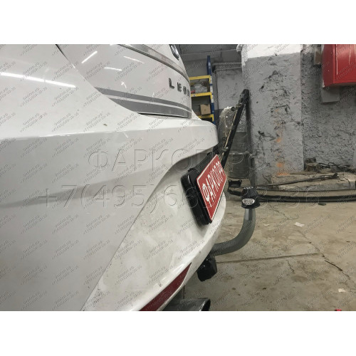 S074A GALIA Полностью оцинкованный фаркоп на SEAT Altea 2004-2015, SEAT Leon 2005-2013. Тип шара: A. Подрезка бампера. Нагрузки: 1600/75 кг, масса фаркопа 17,01 кг