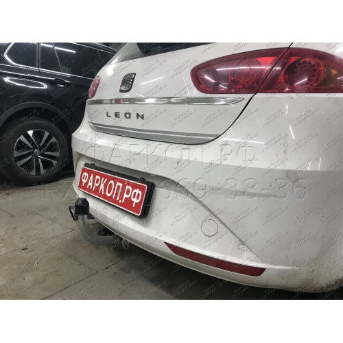 S074A GALIA Полностью оцинкованный фаркоп на SEAT Altea 2004-2015, SEAT Leon 2005-2013. Тип шара: A. Подрезка бампера. Нагрузки: 1600/75 кг, масса фаркопа 17,01 кг