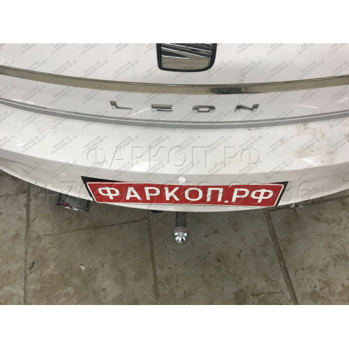 S074A GALIA Полностью оцинкованный фаркоп на SEAT Altea 2004-2015, SEAT Leon 2005-2013. Тип шара: A. Подрезка бампера. Нагрузки: 1600/75 кг, масса фаркопа 17,01 кг