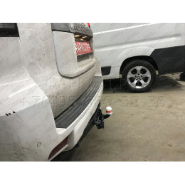 7810 Трейлер Фаркоп для Toyota Land Cruiser Prado 150 2009-2023 без снятия и подрезки бампера. Тип шара: A. Нагрузки: 1200/60 кг, масса фаркопа 16 кг (без электрики в к
