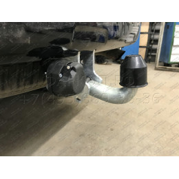T065A GALIA Полностью оцинкованный фаркоп на Toyota Land Cruiser Prado J120 2003-2009, J150 2009-2023, Lexus GX 470 2003-2009, GX 460 2009-2023. Тип шара: A. Невидимый вырез бампера. Нагрузк