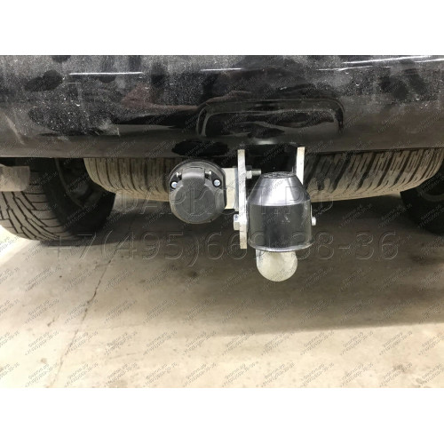 T065A GALIA Полностью оцинкованный фаркоп на Toyota Land Cruiser Prado J120 2003-2009, J150 2009-2023, Lexus GX 470 2003-2009, GX 460 2009-2023. Тип шара: A. Невидимый вырез бампера. Нагрузки: 3000/120 кг, масса фаркопа 5,62 кг
