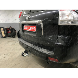 T065A GALIA Полностью оцинкованный фаркоп на Toyota Land Cruiser Prado J120 2003-2009, J150 2009-2023, Lexus GX 470 2003-2009, GX 460 2009-2023. Тип шара: A. Невидимый вырез бампера. Нагрузк