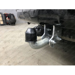 T065A GALIA Полностью оцинкованный фаркоп на Toyota Land Cruiser Prado J120 2003-2009, J150 2009-2023, Lexus GX 470 2003-2009, GX 460 2009-2023. Тип шара: A. Невидимый вырез бампера. Нагрузк