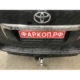 T065A GALIA Полностью оцинкованный фаркоп на Toyota Land Cruiser Prado J120 2003-2009, J150 2009-2023, Lexus GX 470 2003-2009, GX 460 2009-2023. Тип шара: A. Невидимый вырез бампера. Нагрузк