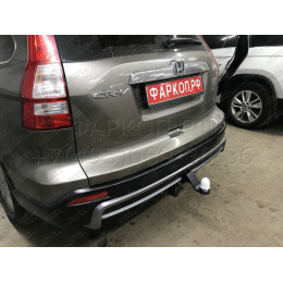 FA 0511-E Бизон Фаркоп на Honda CR-V 2006-2013. Требуется подрезка бампера. Тип шара: E (легкосъемный шар под квадрат). Нагрузки: 2500/120 кг. Не комплектуется 