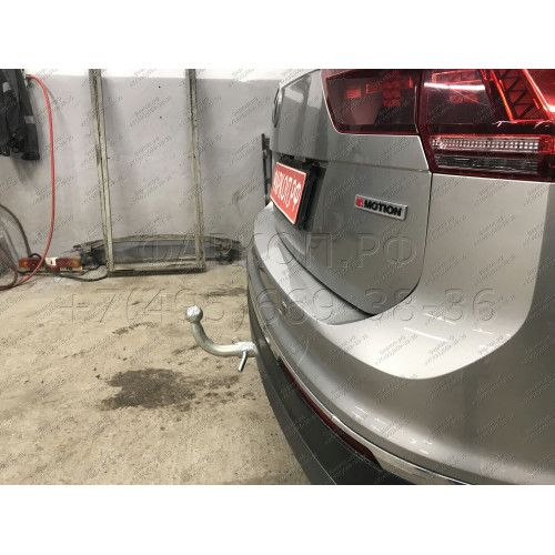 V123-BA TAVIALS ТСУ для Skoda Kodiaq 2016-2023, Volkswagen Tiguan 5N1, 5N2 2007-2016, Volkswagen Tiguan 2 2016-2024, Skoda Karoq 2019-, Skoda Yeti 2009-2018, Audi Q3 2011-2018, Volkswagen Jetta 2011-2018. Требуется подрезка бампера. Тип шара: C (оцинкован