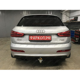 92711-A MOTODOR Фаркоп с оцинкованным шаром на Skoda Kodiaq 2017-2023 (требуется подрезка бампера), Volkswagen Tiguan II 2016-2024 (без выреза в бампере), Volkswagen Tiguan 2007-2016 (тр