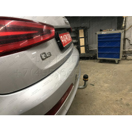92711-A MOTODOR Фаркоп с оцинкованным шаром на Skoda Kodiaq 2017-2023 (требуется подрезка бампера), Volkswagen Tiguan II 2016-2024 (без выреза в бампере), Volkswagen Tiguan 2007-2016 (тр