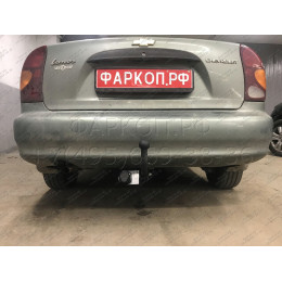 CV 01 AVTOS Фаркоп на Chevrolet Lanos седан 2004-2009, Daewoo Lanos седан 1997-2002 без подрезки бампера. Тип шара: A. Нагрузки: 1000/75 кг, масса фаркопа 14,5 кг (без электрик