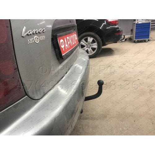CV 01 AVTOS Фаркоп на Chevrolet Lanos седан 2004-2009, Daewoo Lanos седан 1997-2002 без подрезки бампера. Тип шара: A. Нагрузки: 1000/75 кг, масса фаркопа 14,5 кг (без электрики в комплекте)