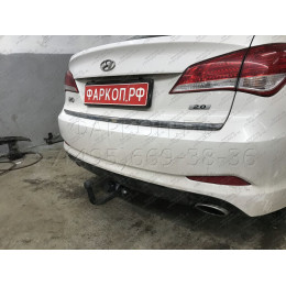 HY 31 AVTOS Фаркоп на Hyundai i40 2012-2019. Необходима подрезка бампера. Тип шара: A. Нагрузки: 1800/80 кг, масса фаркопа 17 кг (без электрики в комплекте)
